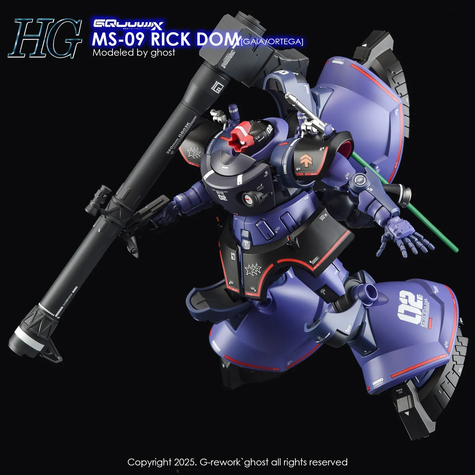 G-REWORK Decal H-GQ08 HG Rick Dom (GQX) - Image 18