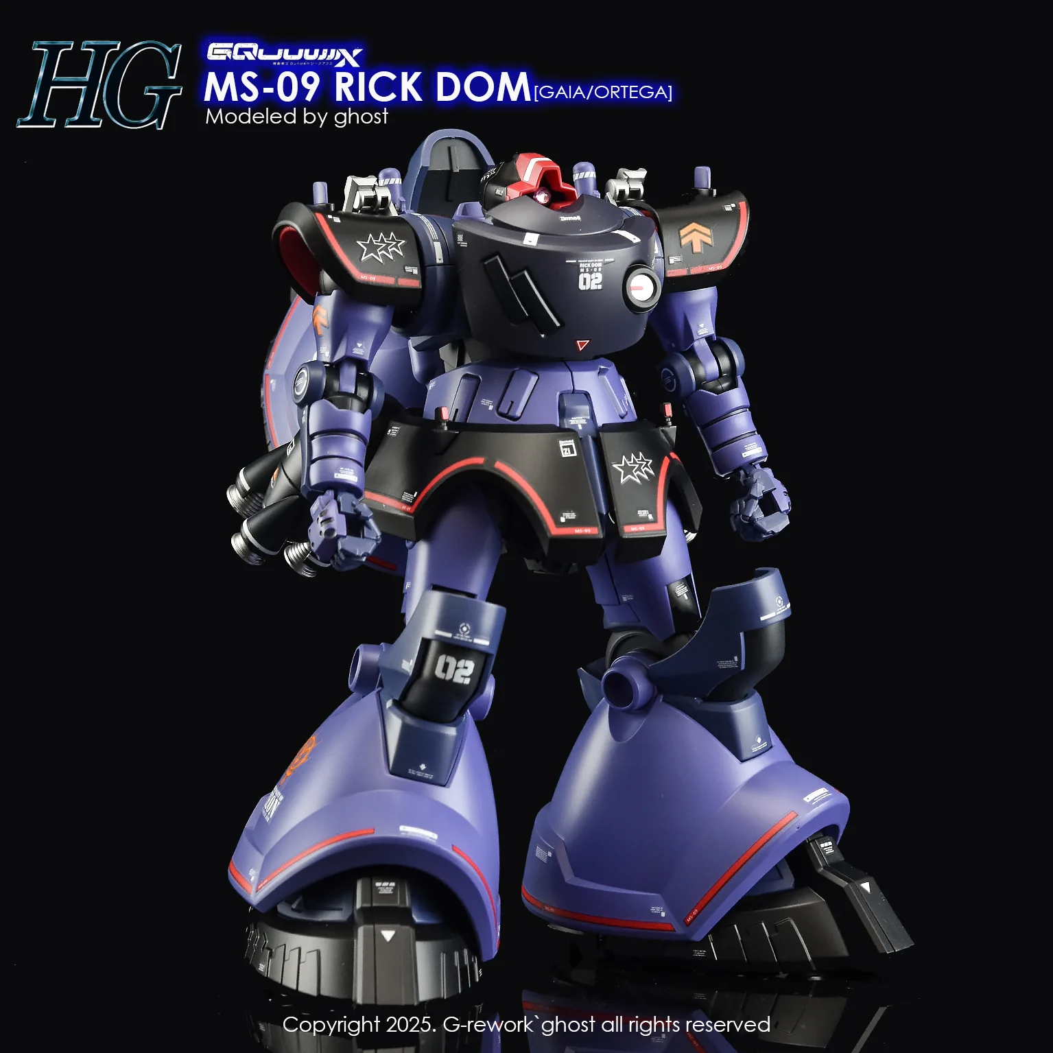G-REWORK Decal H-GQ08 HG Rick Dom (GQX) - Image 3