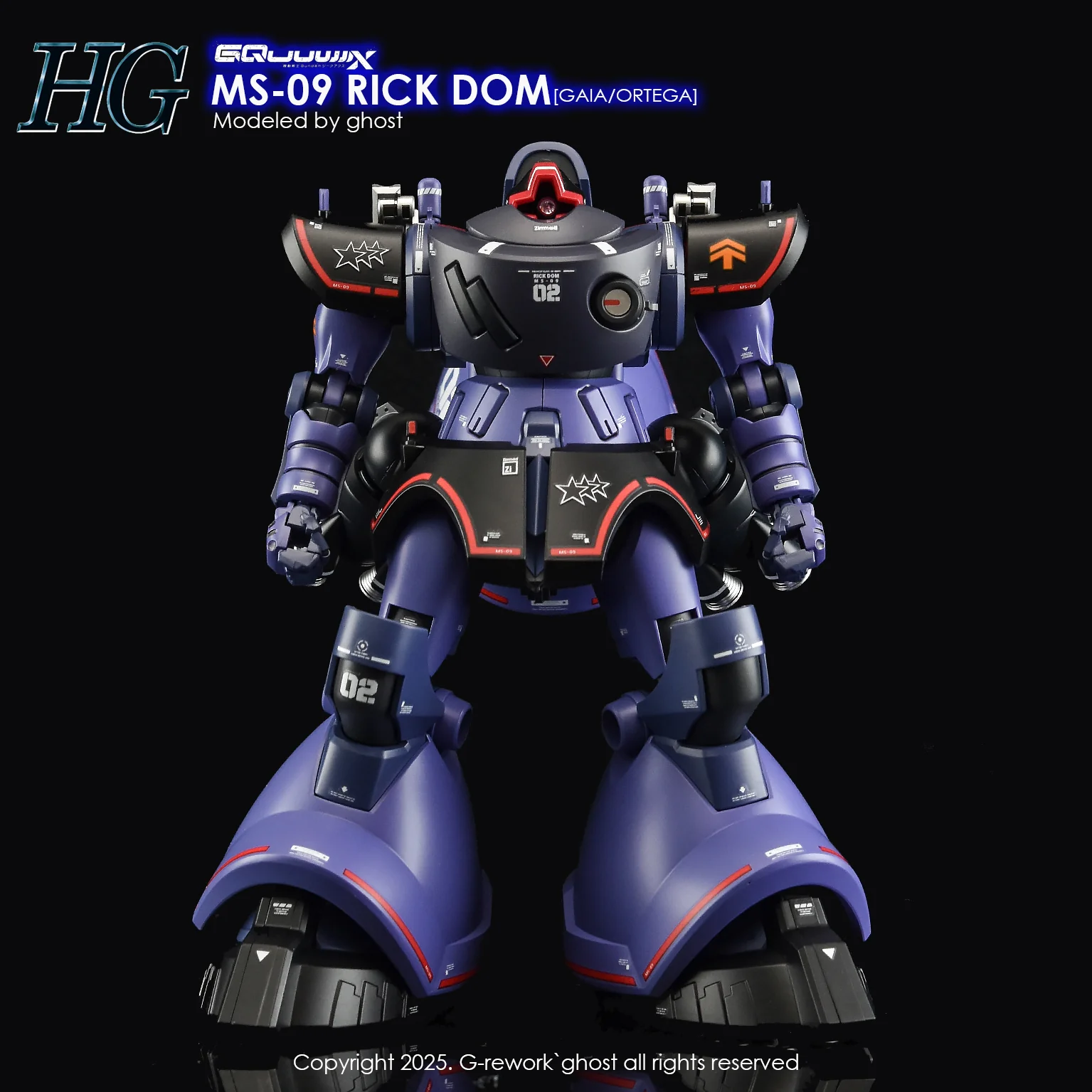 G-REWORK Decal H-GQ08 HG Rick Dom (GQX) - Image 4