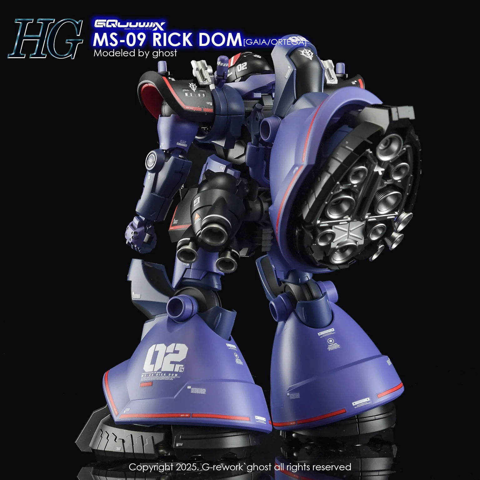 G-REWORK Decal H-GQ08 HG Rick Dom (GQX) - Image 5
