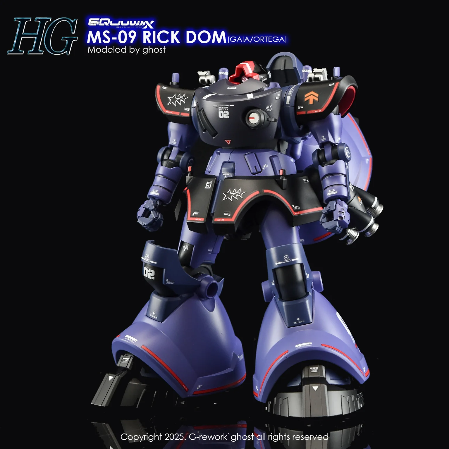 G-REWORK Decal H-GQ08 HG Rick Dom (GQX) - Image 6