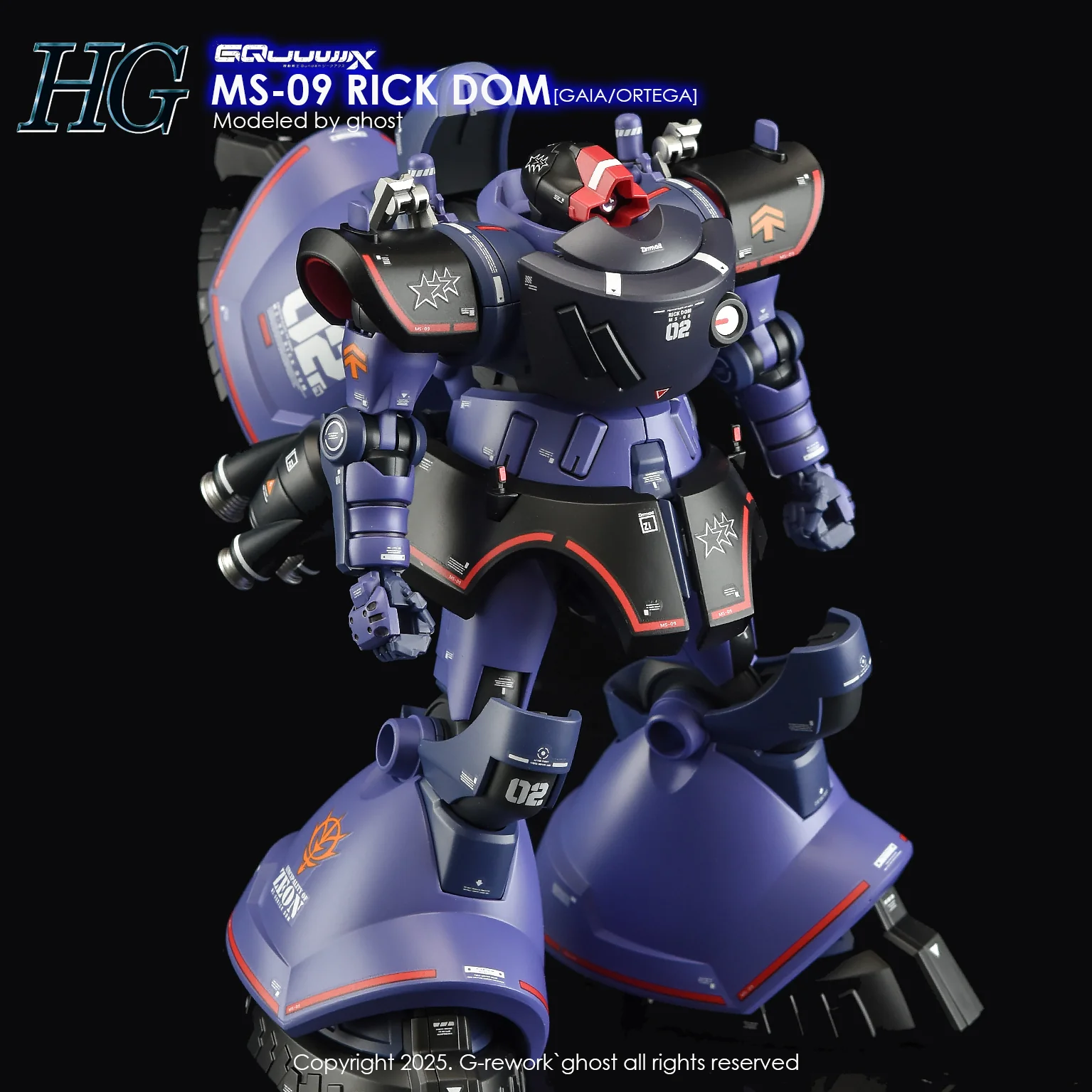 G-REWORK Decal H-GQ08 HG Rick Dom (GQX) - Image 7