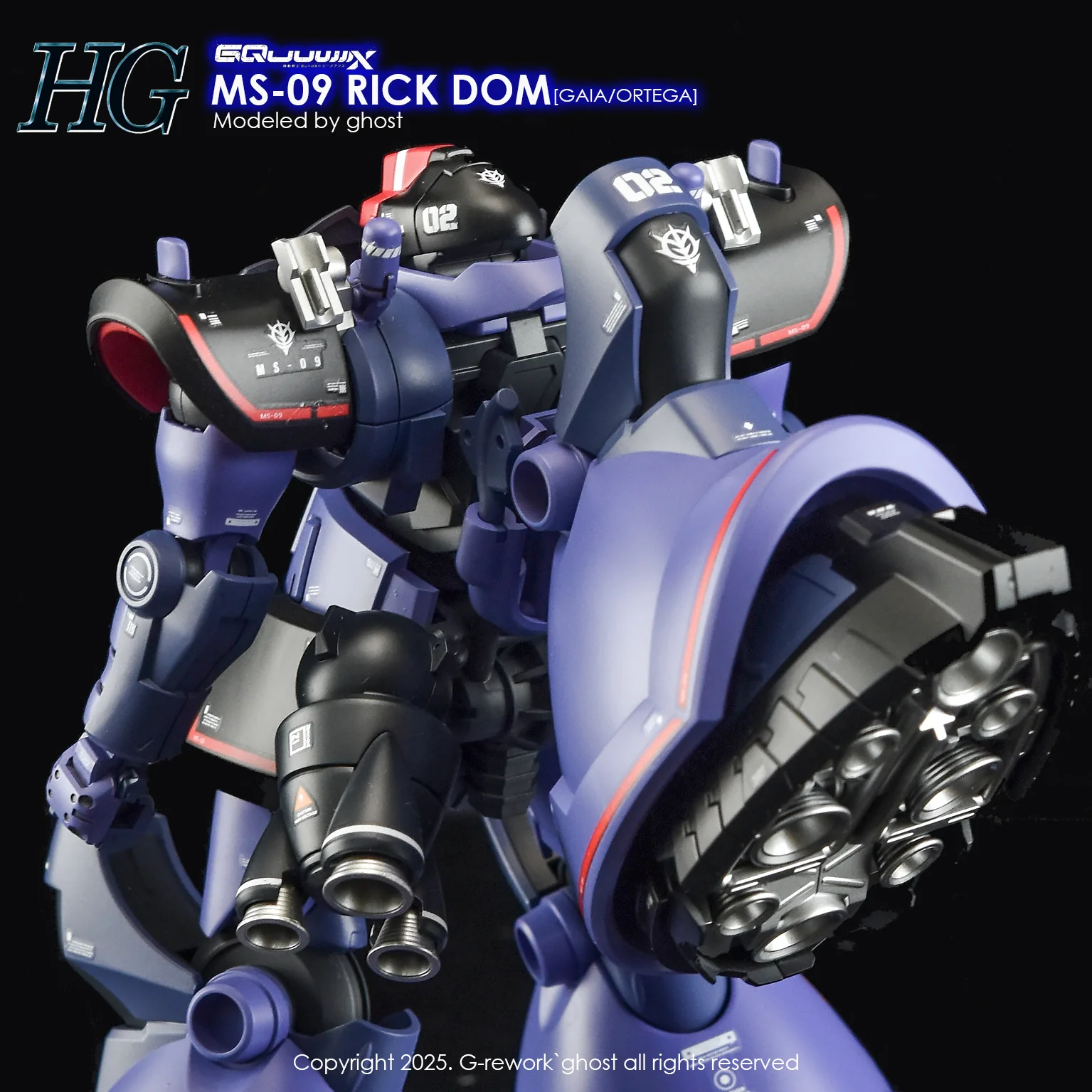 G-REWORK Decal H-GQ08 HG Rick Dom (GQX) - Image 9