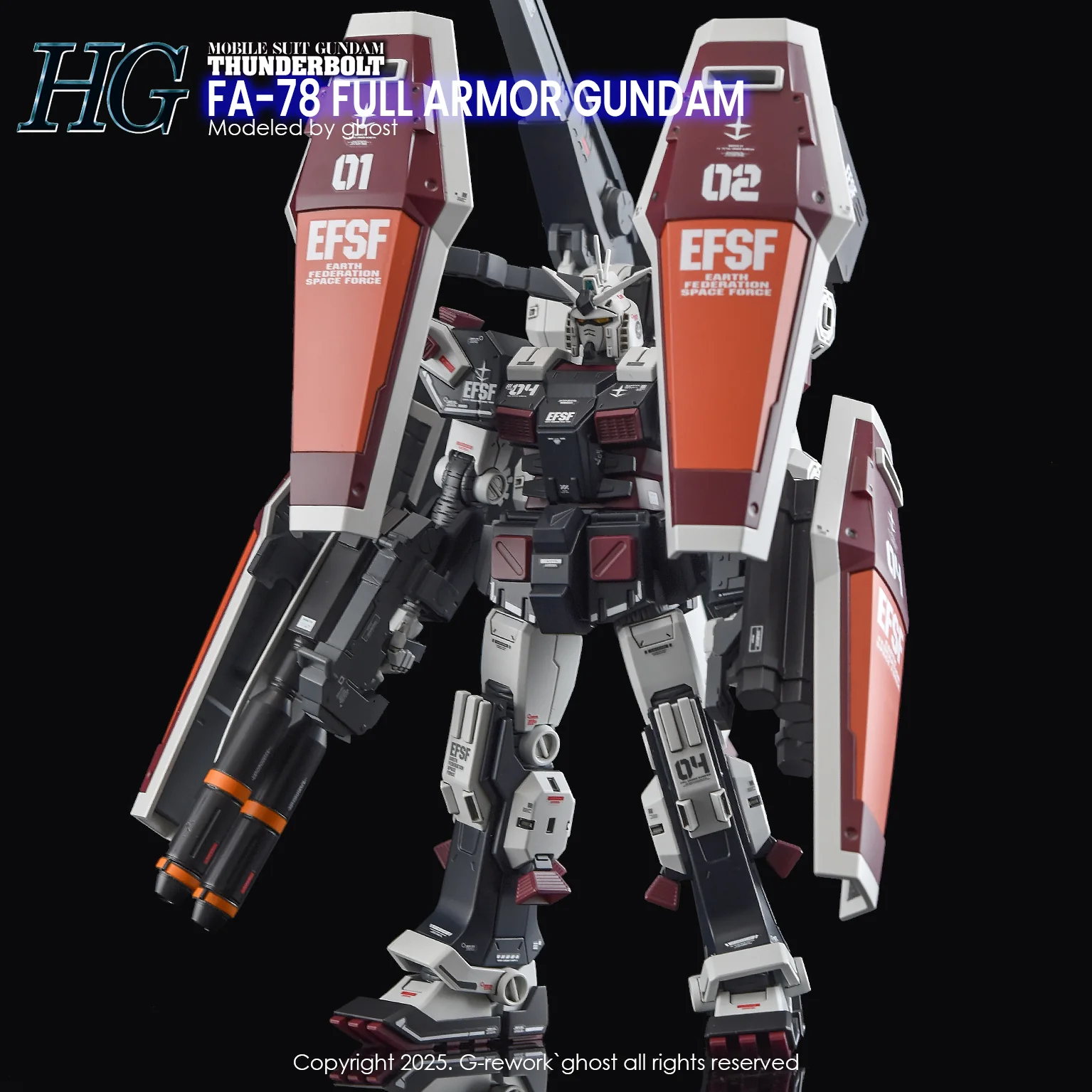G-REWORK Decal H-TB01 HG Full Armor Gundam (Thunderbolt Ver.) - Image 16