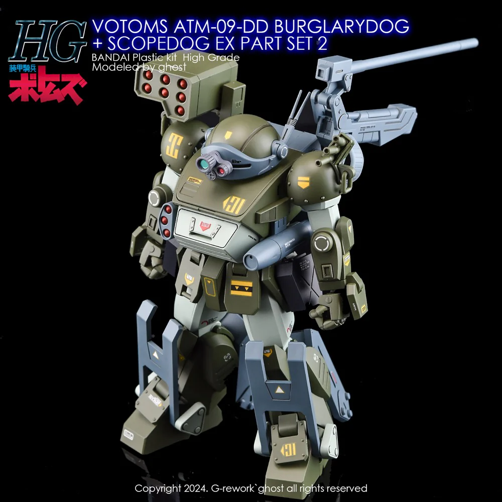 G-REWORK Decal H-VBSE HG Burglarydog + Scopedog EX Parts Set 2 (Votoms) - Image 3