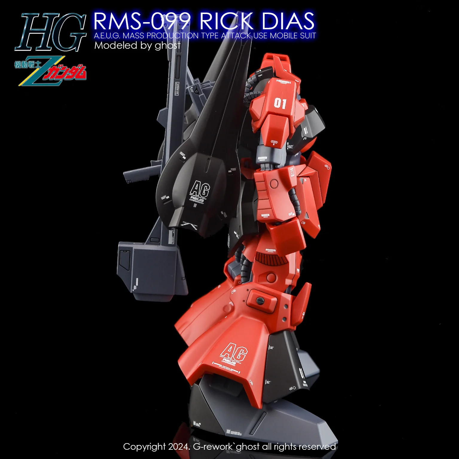 G-REWORK Decal H10 HGUC Rick Dias - Image 9