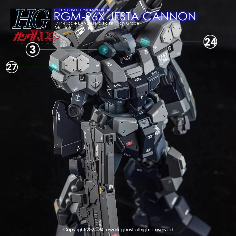 G-REWORK Decal H151 HGUC Jesta Cannon - Image 10
