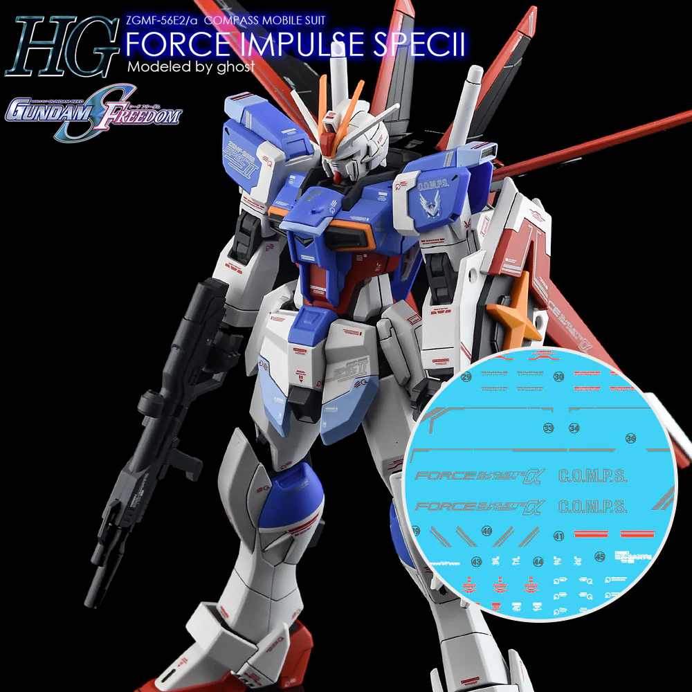 G-REWORK Decal H198 HGCE Force Impulse Gundam Spec II