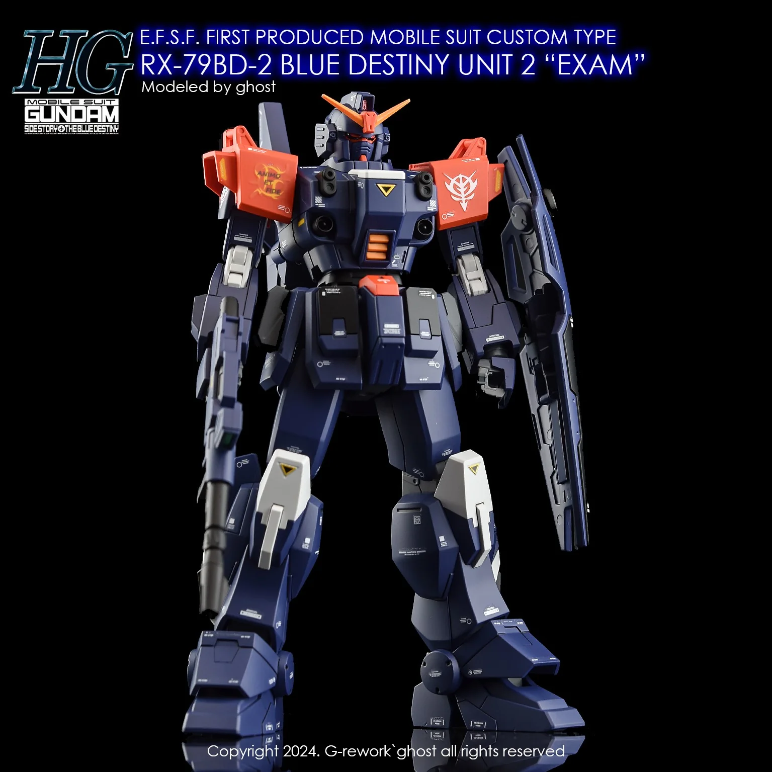 G-REWORK Decal H208 HGUC Blue Destiny Unit 02 EXAM - Image 3