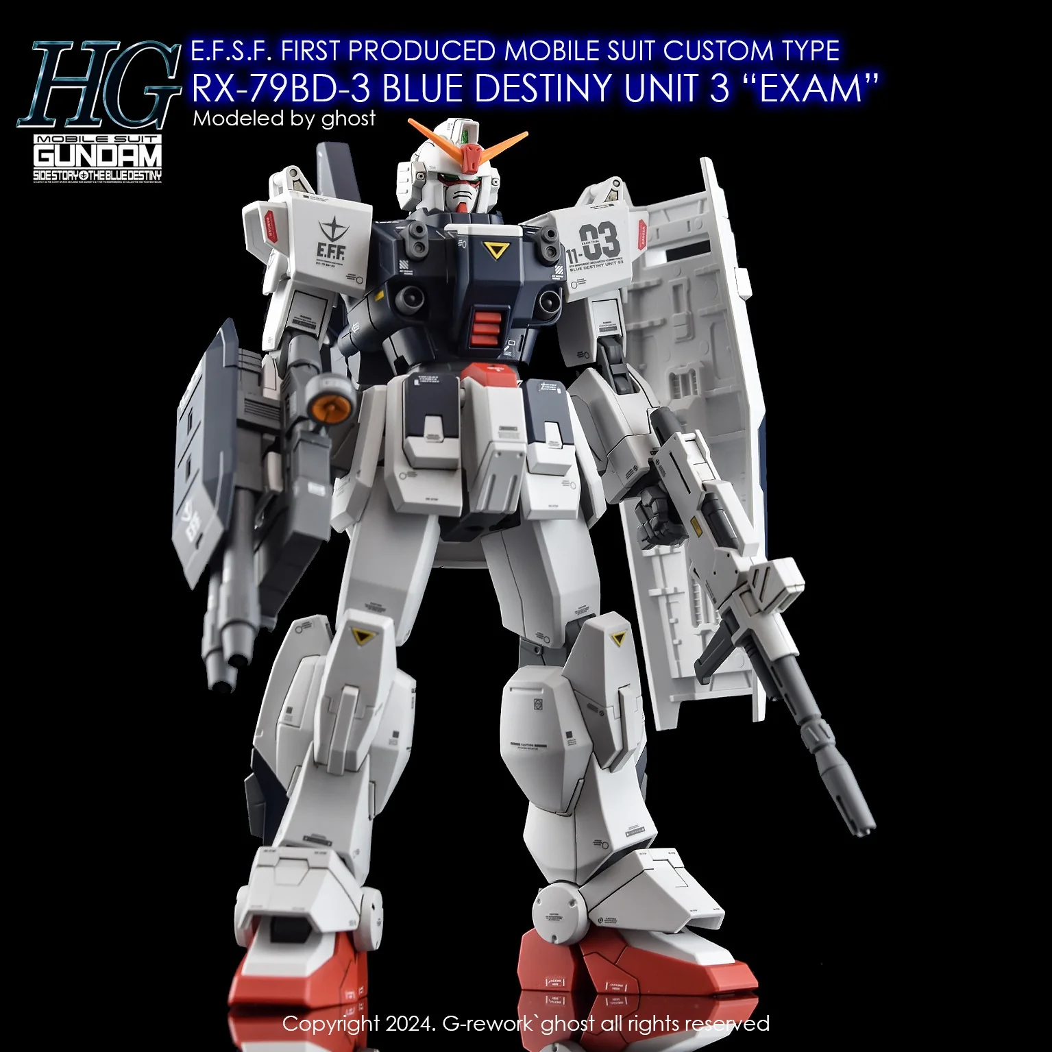 G-REWORK Decal H209 HGUC Blue Destiny Unit 03 EXAM - Image 3