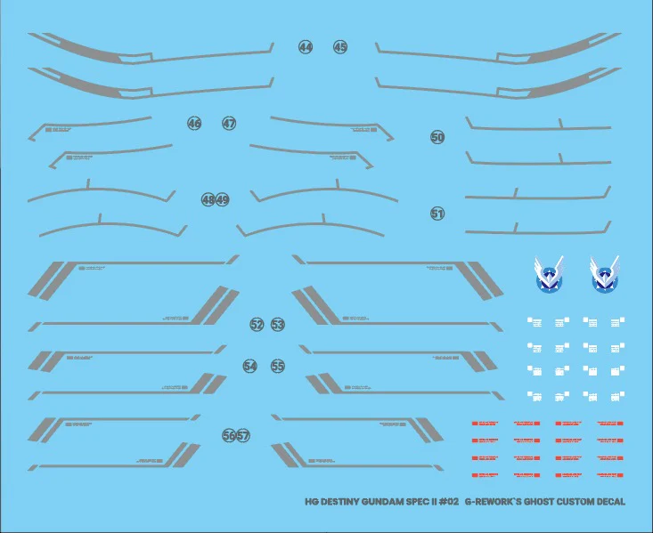 G-REWORK Decal H224 HGCE Destiny Gundam Spec II - Image 15