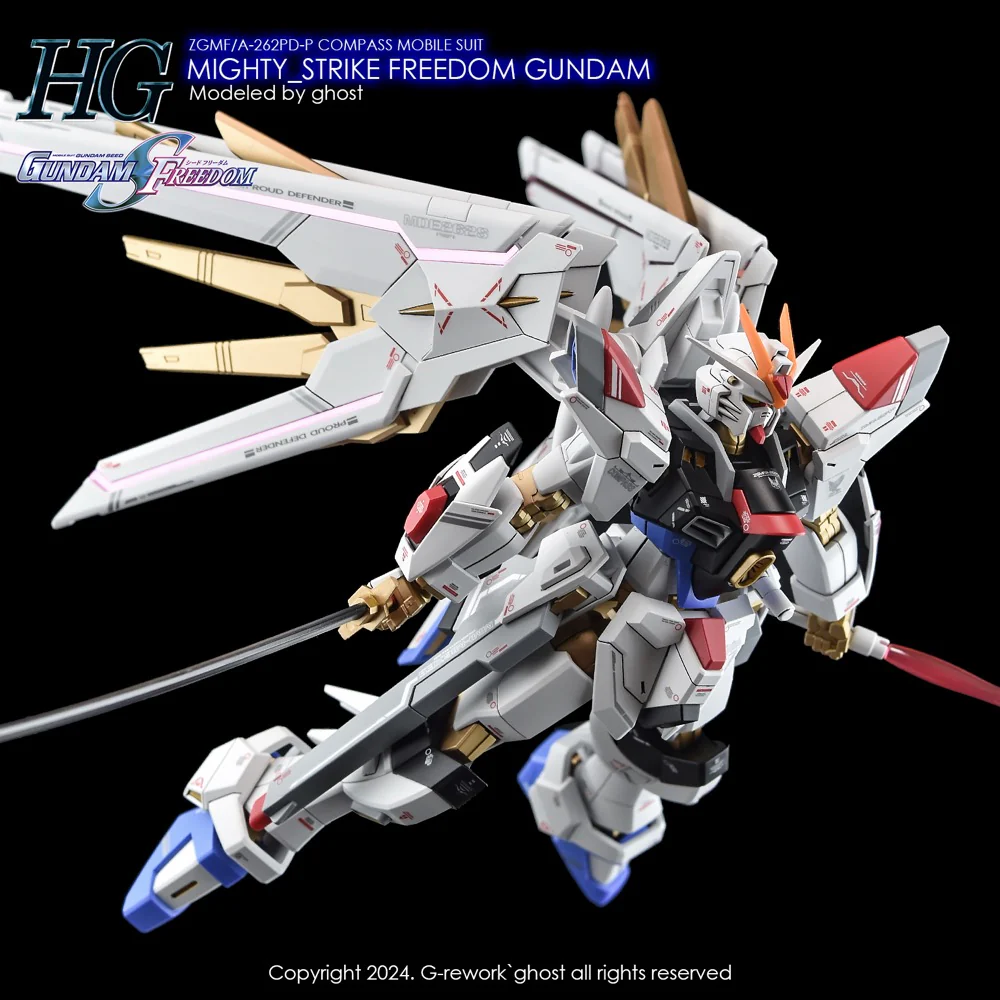 G-REWORK Decal H250 HGCE Mighty Strike Freedom Gundam - Image 10