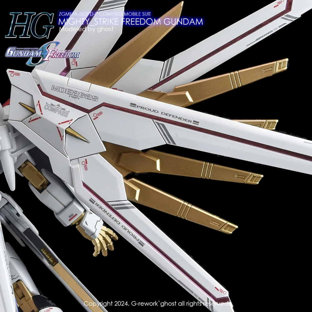 G-REWORK Decal H250 HGCE Mighty Strike Freedom Gundam - Image 7