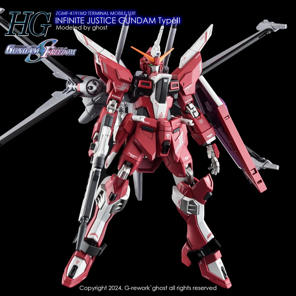 G-REWORK Decal H251 HGCE Infinite Justice Gundam Type II - Image 2