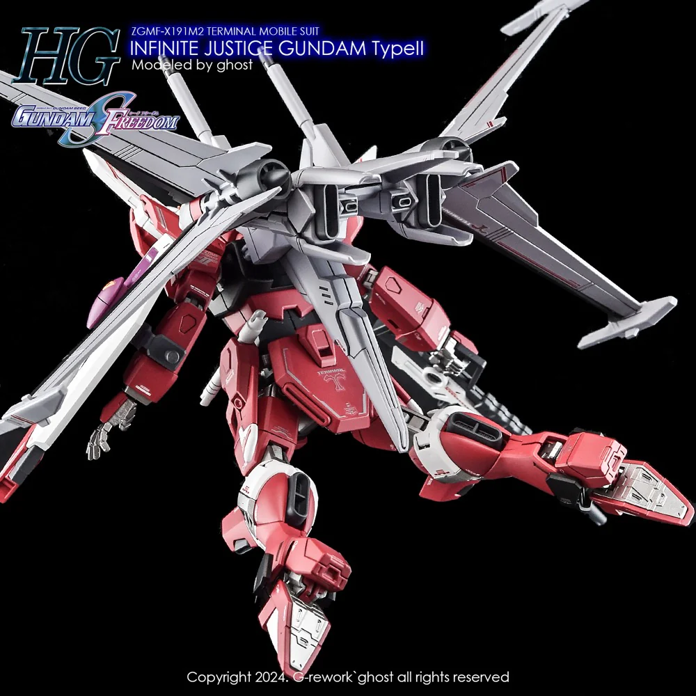 G-REWORK Decal H251 HGCE Infinite Justice Gundam Type II - Image 4