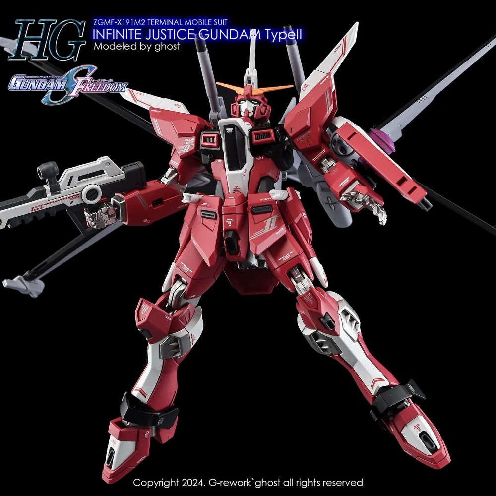 G-REWORK Decal H251 HGCE Infinite Justice Gundam Type II - Image 5