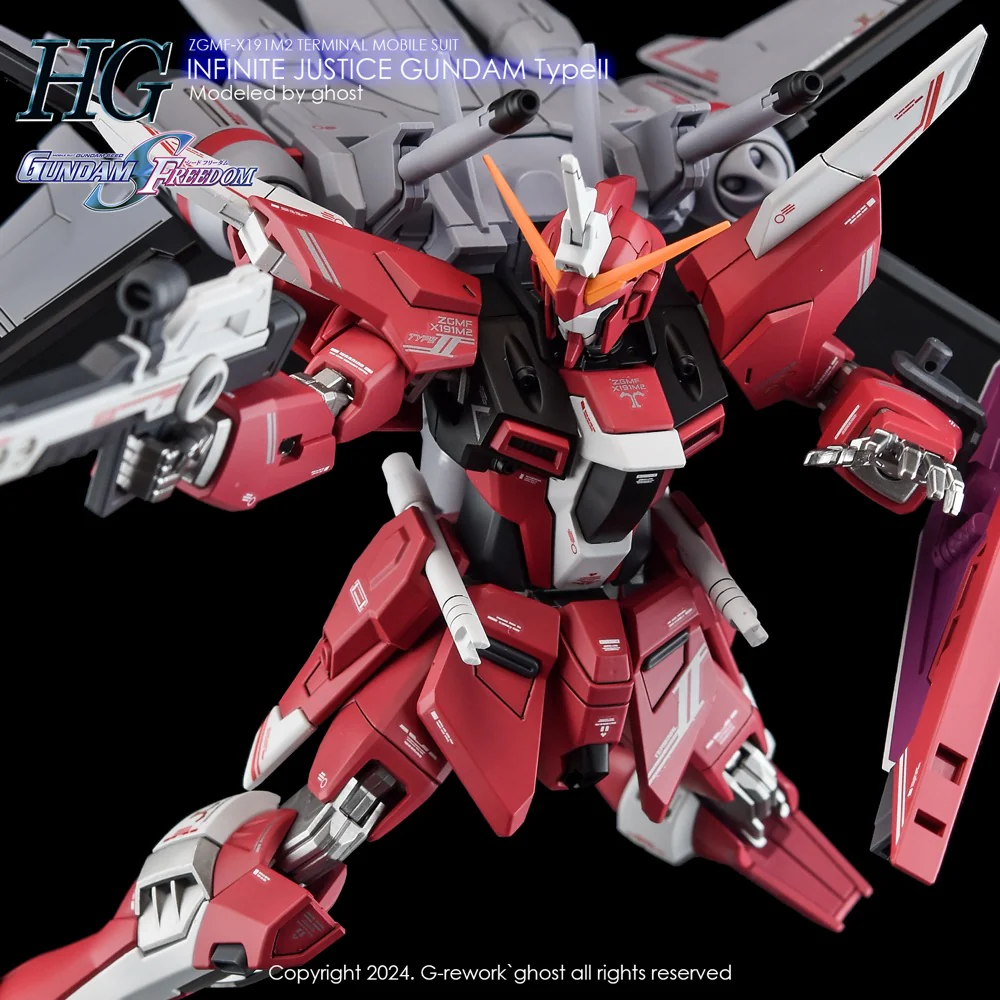 G-REWORK Decal H251 HGCE Infinite Justice Gundam Type II - Image 6