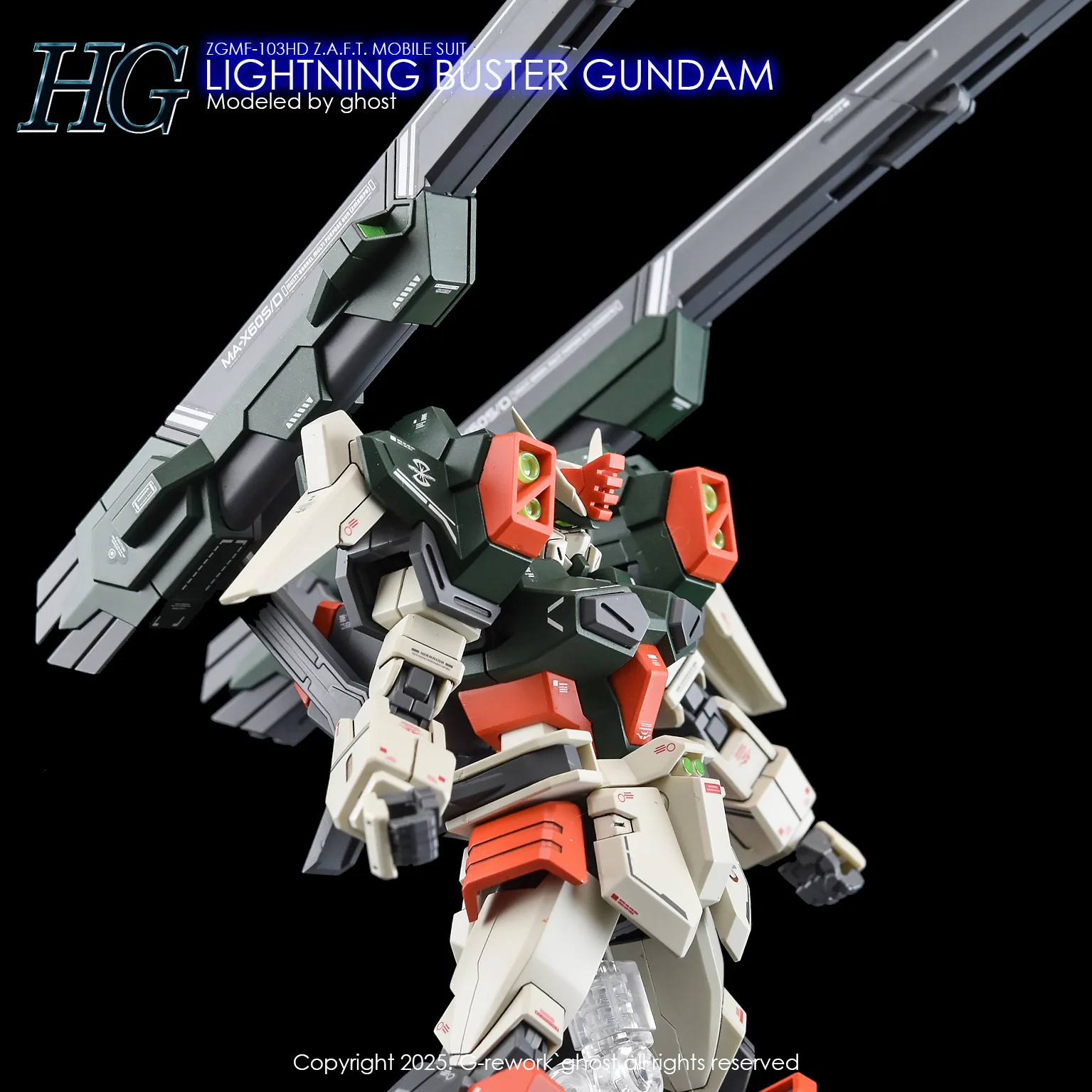 G-REWORK Decal H253 HGCE Lightning Buster Gundam - Image 10