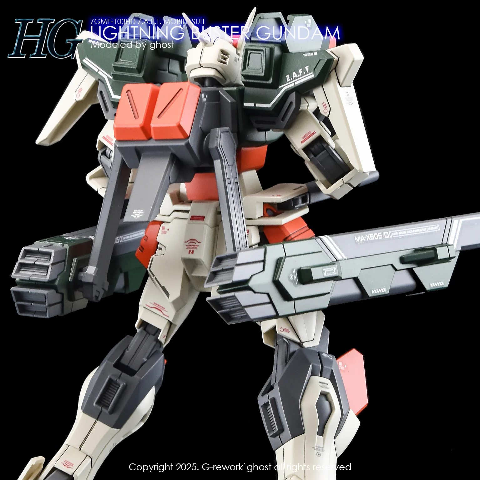 G-REWORK Decal H253 HGCE Lightning Buster Gundam - Image 14