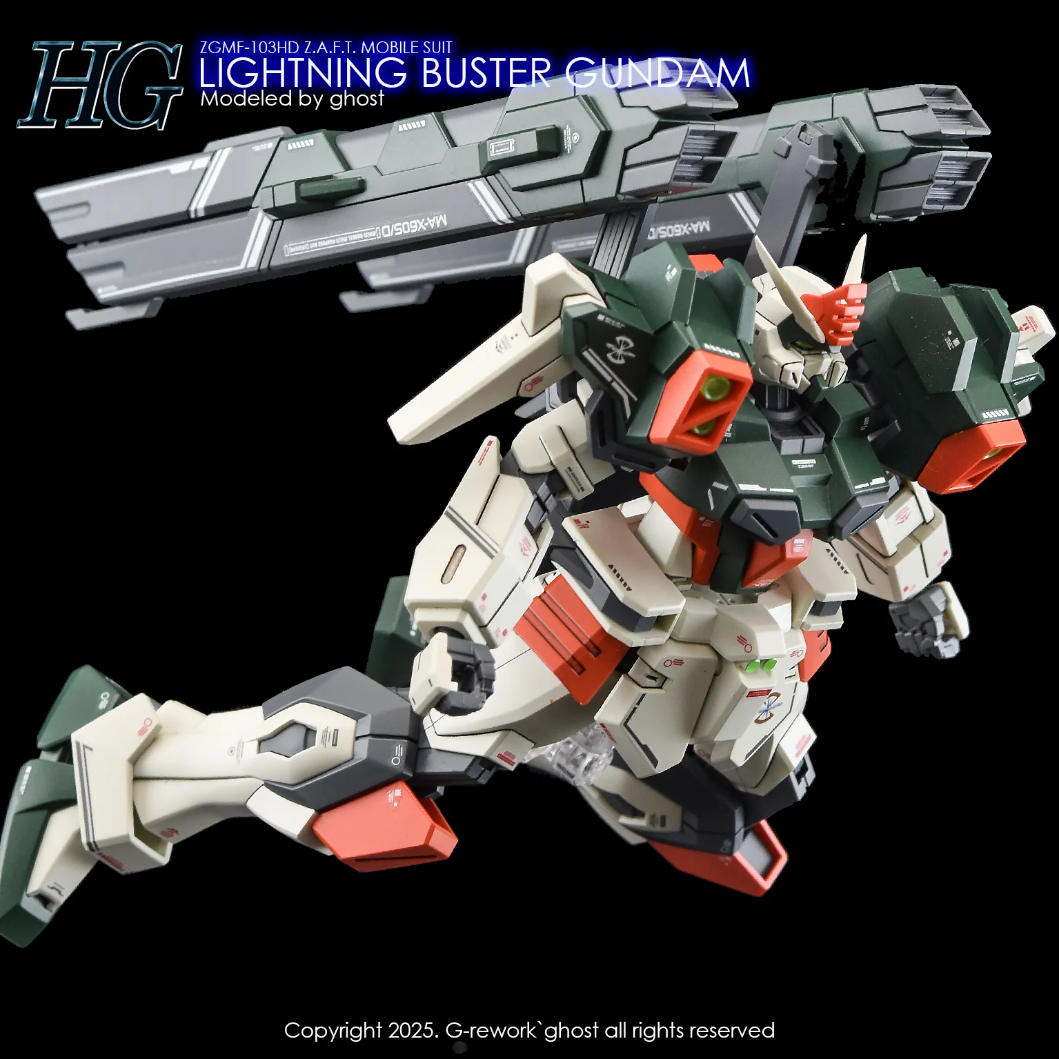 G-REWORK Decal H253 HGCE Lightning Buster Gundam - Image 16
