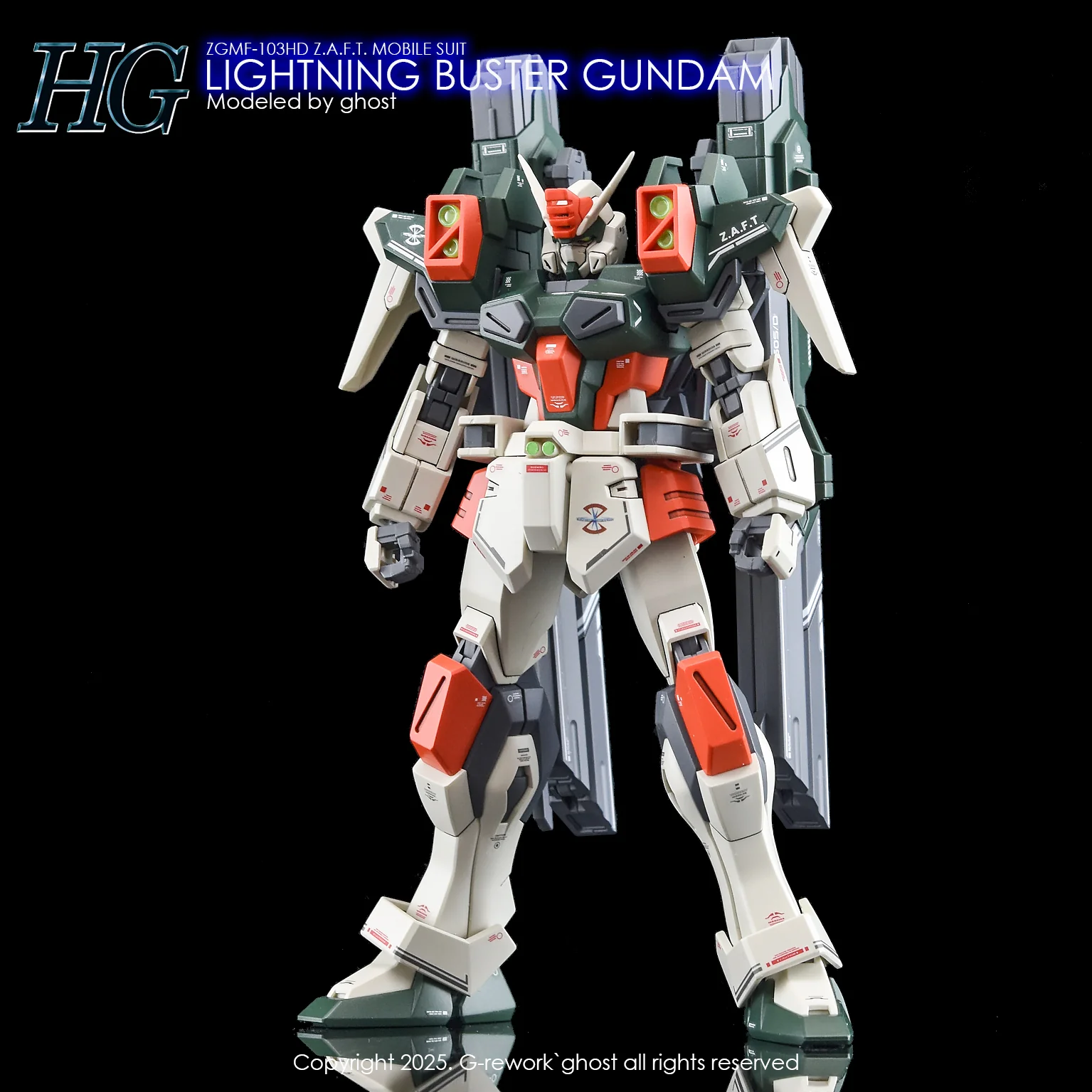 G-REWORK Decal H253 HGCE Lightning Buster Gundam - Image 3