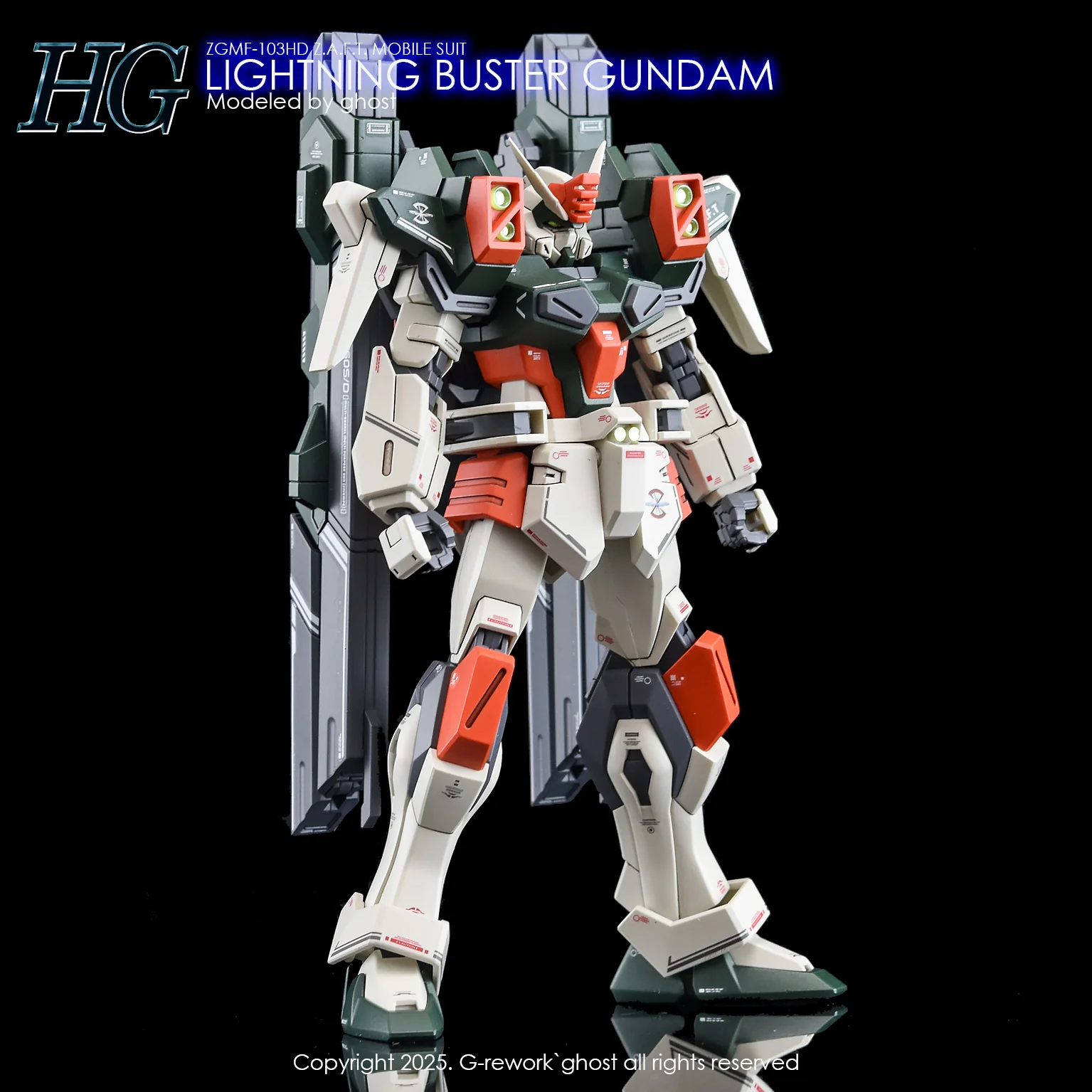 G-REWORK Decal H253 HGCE Lightning Buster Gundam - Image 6
