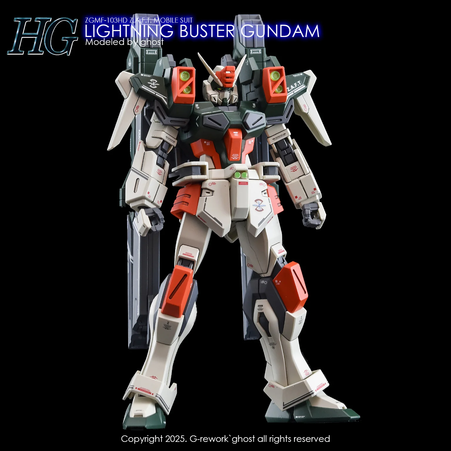 G-REWORK Decal H253 HGCE Lightning Buster Gundam - Image 8
