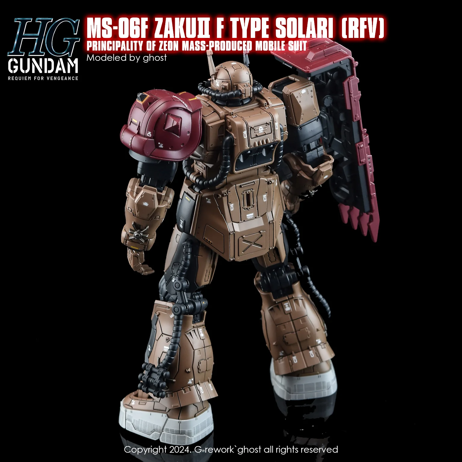 G-REWORK Decal H254 HGUC Zaku II F-Type Solari - Image 6
