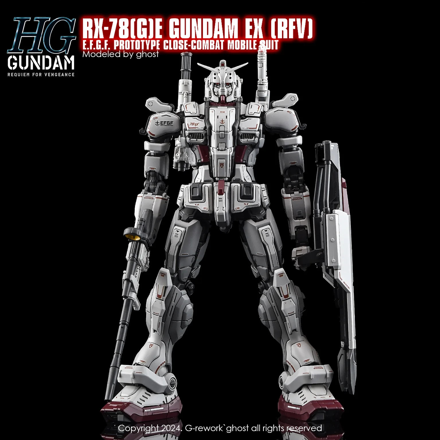G-REWORK Decal H255 HGUC Gundam EX - Image 2