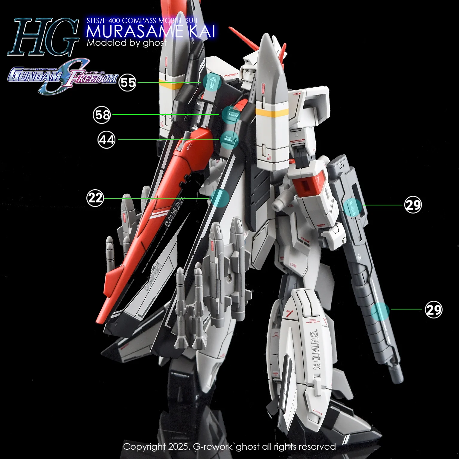 G-REWORK Decal H256 HGCE Murasame Kai - Image 17