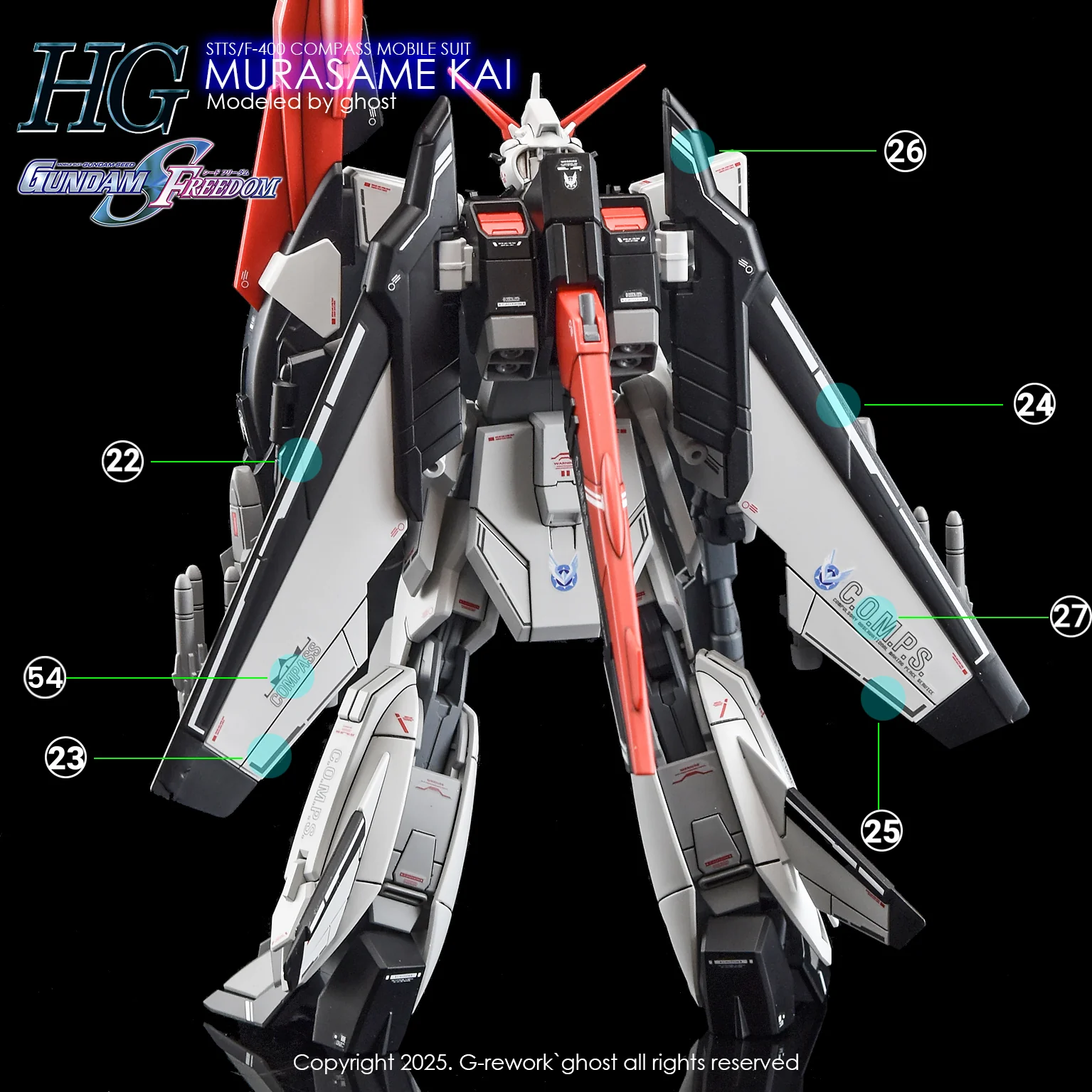 G-REWORK Decal H256 HGCE Murasame Kai - Image 18