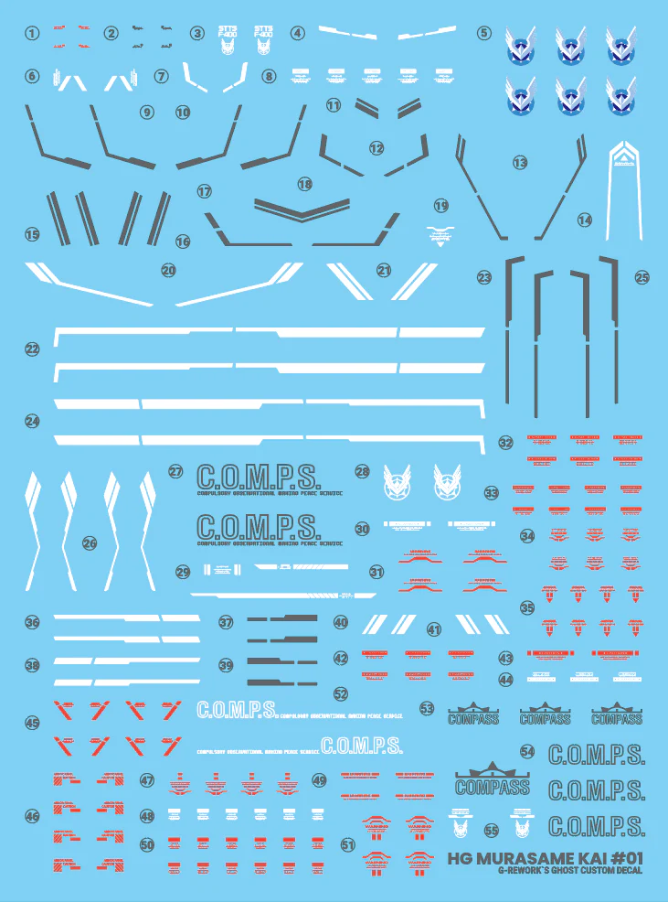 G-REWORK Decal H256 HGCE Murasame Kai - Image 19