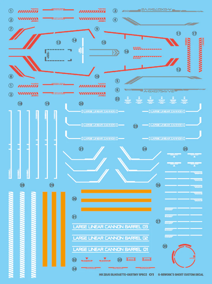 G-REWORK Decal H258 HGCE Zeus Silhouette - Image 29