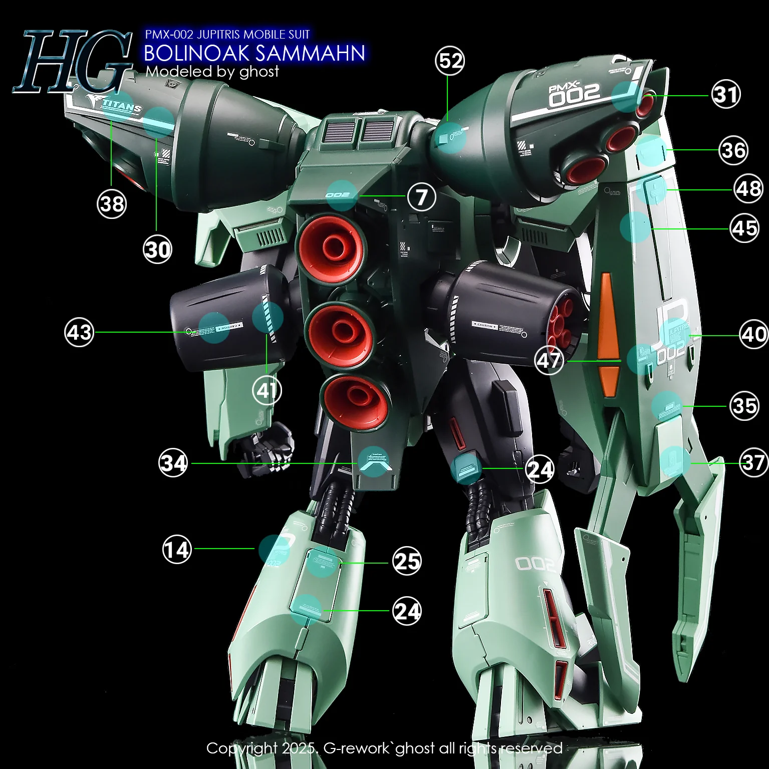 G-REWORK Decal H259 HGUC Bolinoak Sammahn - Image 17