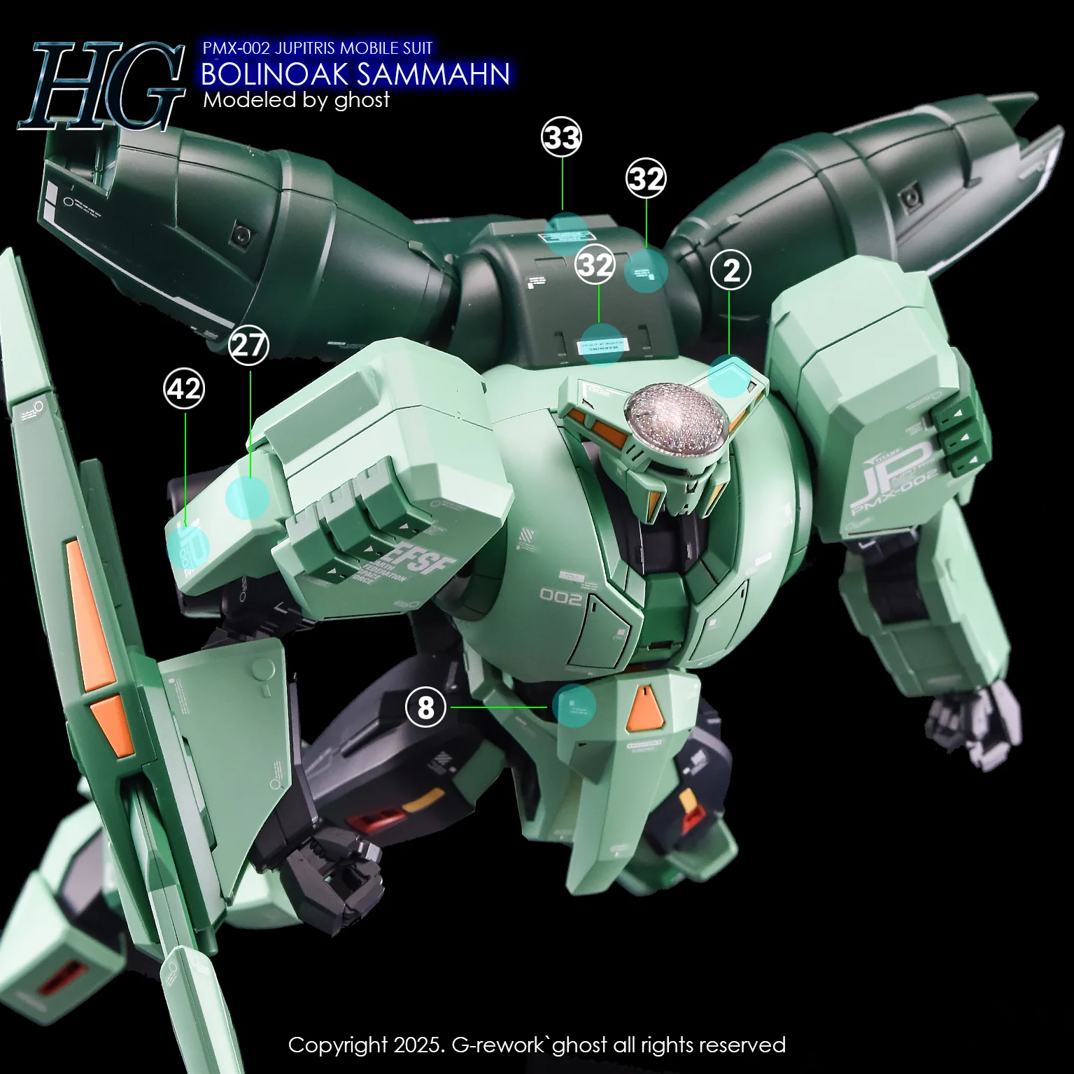 G-REWORK Decal H259 HGUC Bolinoak Sammahn - Image 18