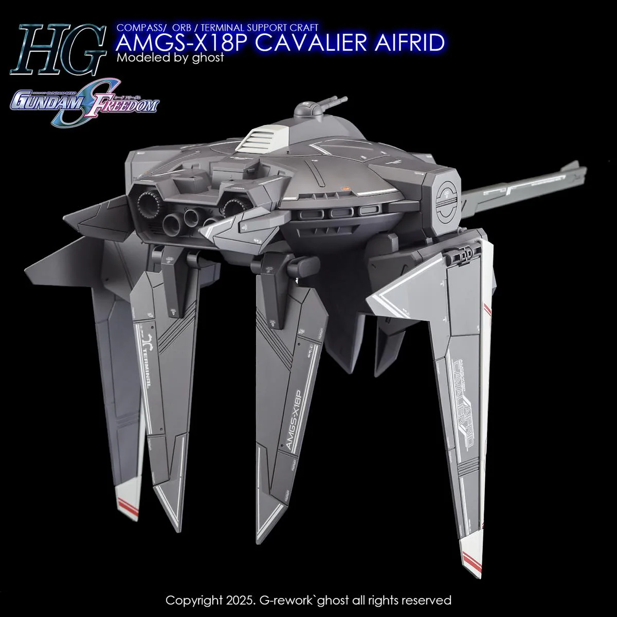 G-REWORK Decal H260-CA HG SEED Cavalier Aifrid - Image 6