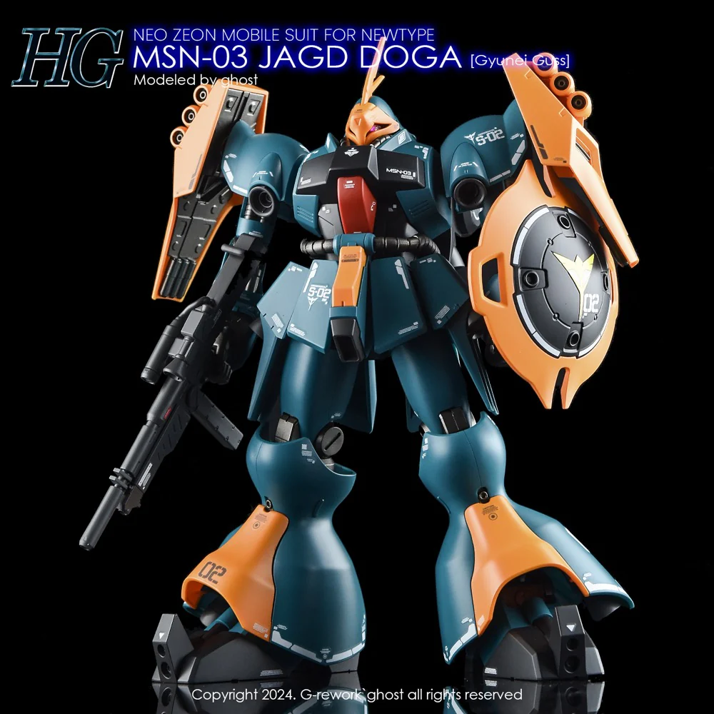 G-REWORK Decal H83 HGUC Jagd Doga (Gyunei Guss) - Image 2