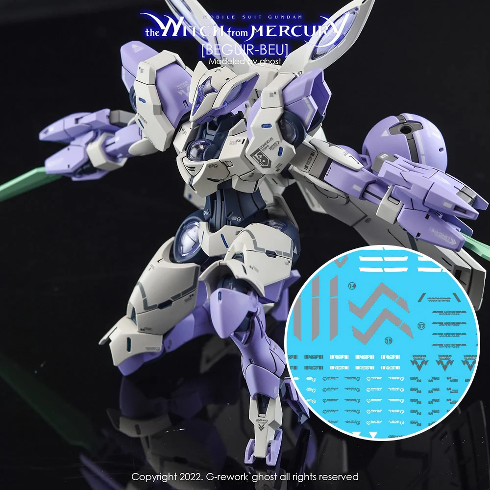 G-REWORK Decal H-WM02 HG Beguir-Beu