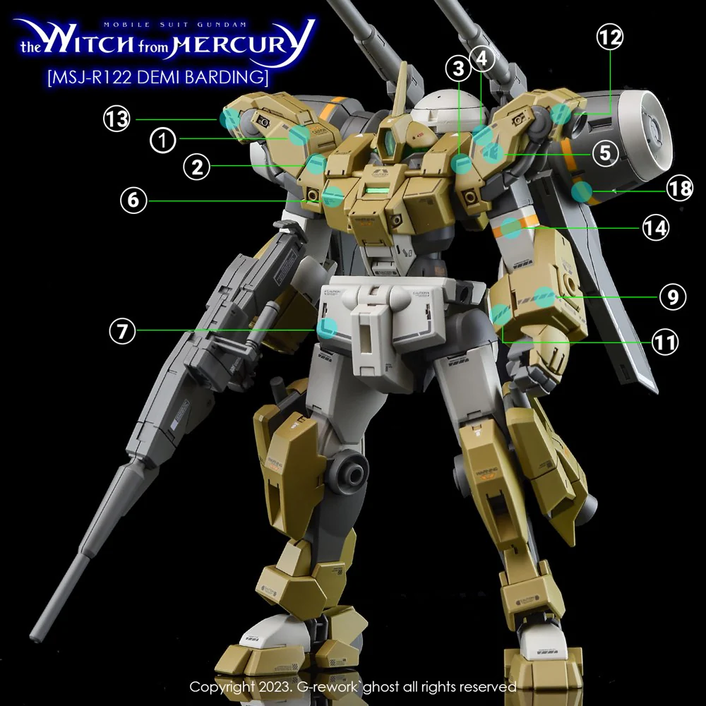 G-REWORK Decal H-WM23 HG Demi Barding - Image 9