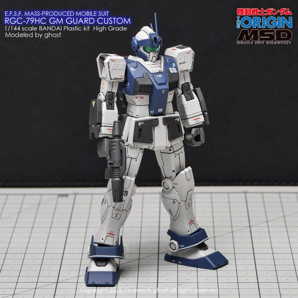 G-REWORK Decal HO-22 HG GM Guard Custom (Gundam The Origin) - Image 3