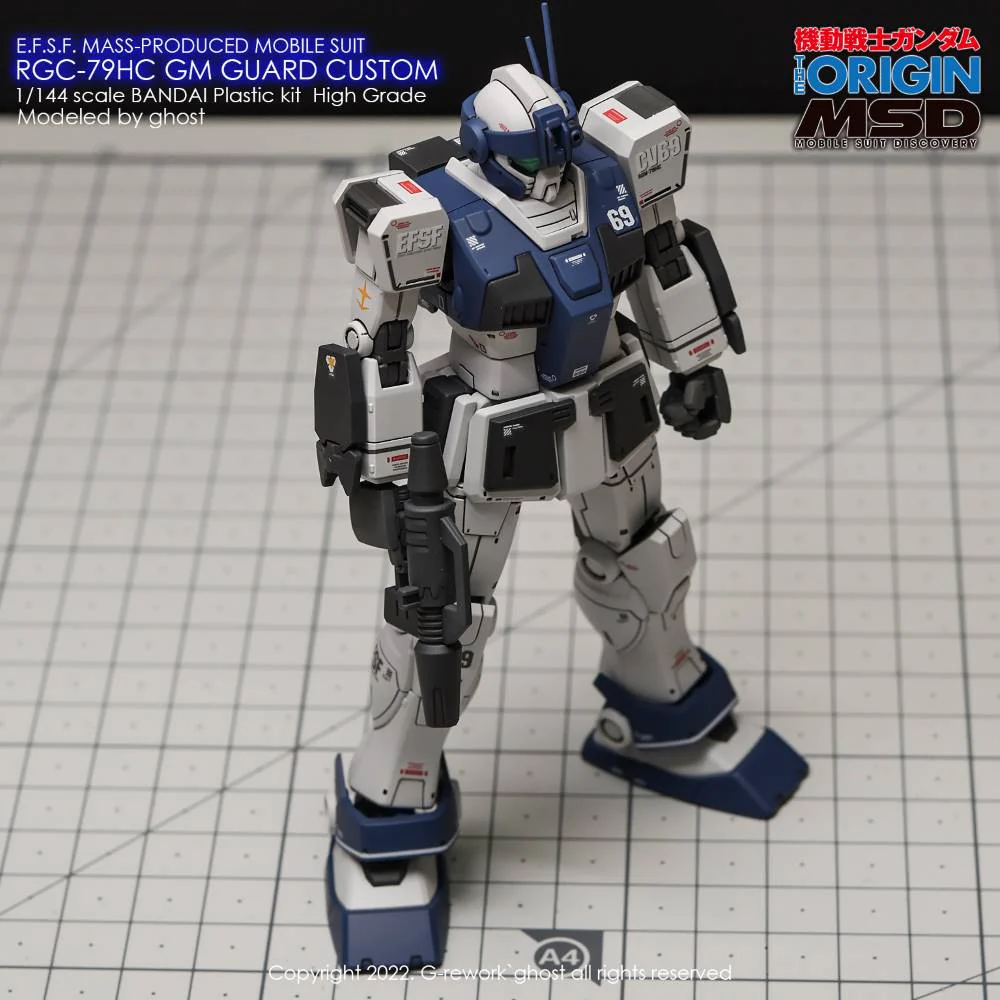 G-REWORK Decal HO-22 HG GM Guard Custom (Gundam The Origin) - Image 5