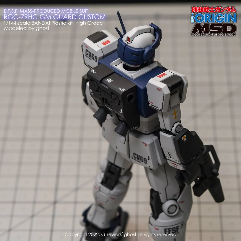 G-REWORK Decal HO-22 HG GM Guard Custom (Gundam The Origin) - Image 6
