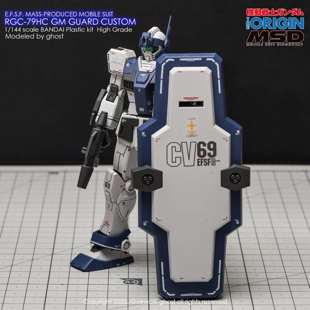 G-REWORK Decal HO-22 HG GM Guard Custom (Gundam The Origin) - Image 7