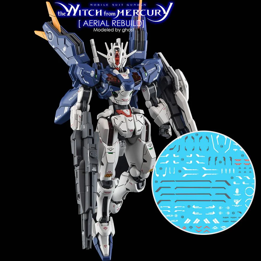 G-REWORK Decal H-WM19 HG Gundam Aerial Rebuild