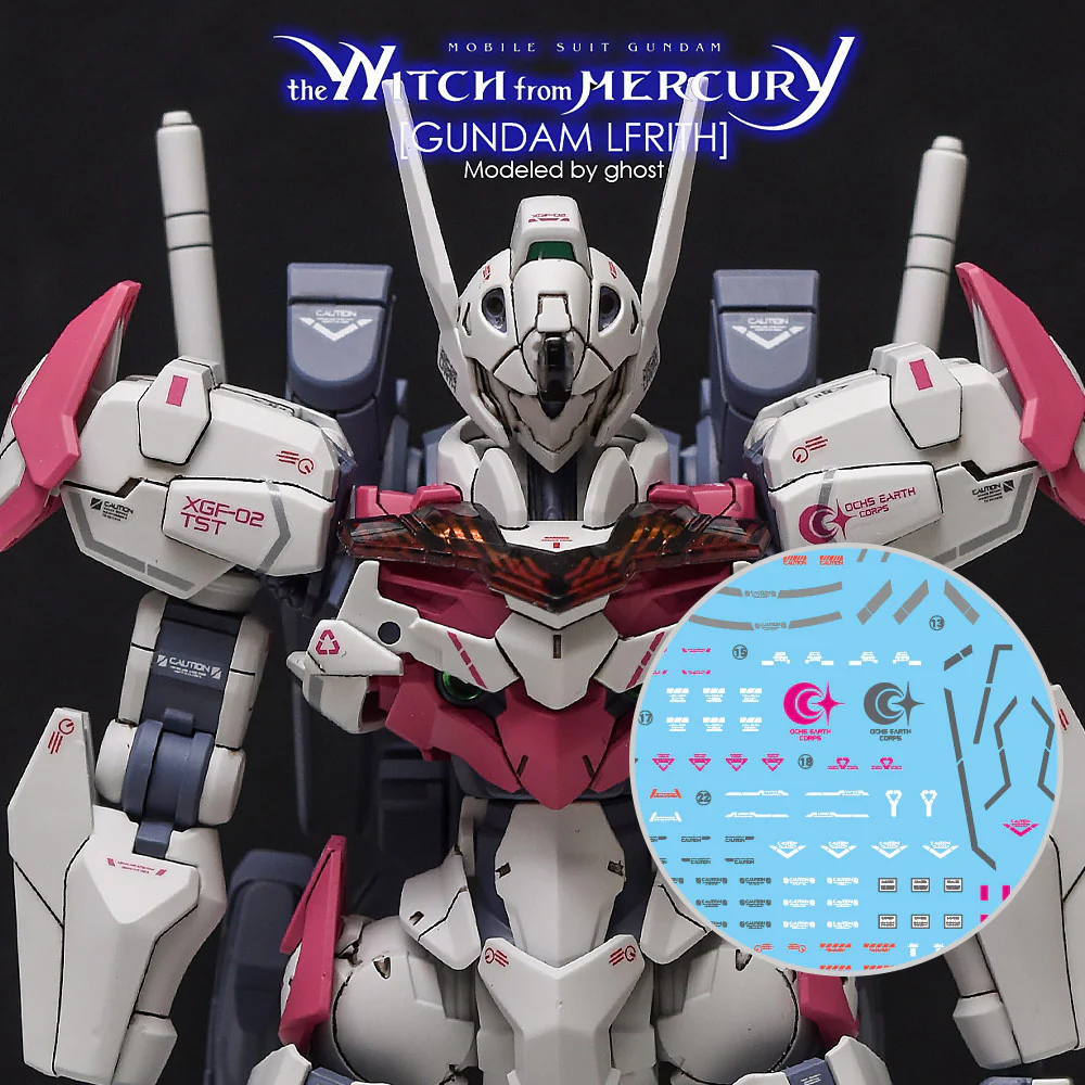 G-REWORK Decal H-WM01HG Gundam Lfrith