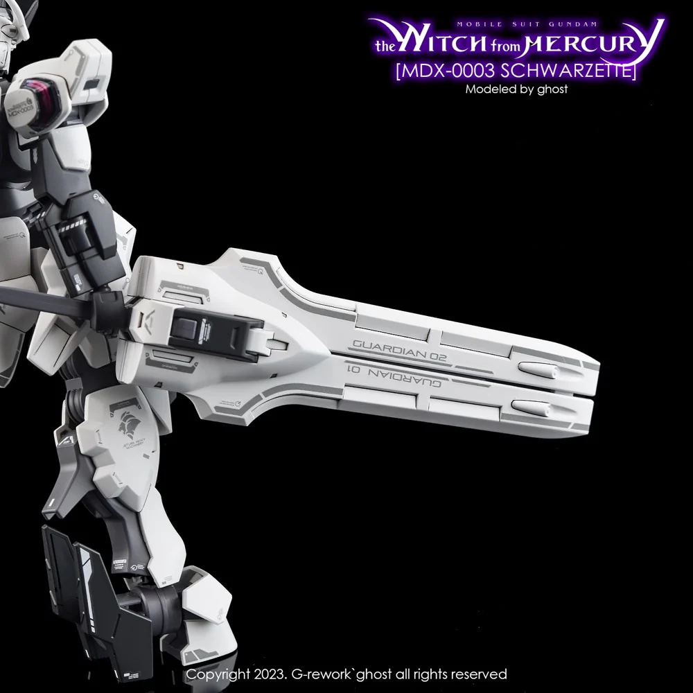 G-REWORK Decal H-WM25 HG Gundam Schwarzette - Image 5