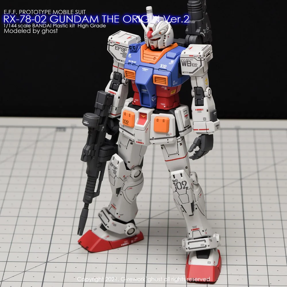 G-REWORK Decal HO26 HG Gundam The Origin (Ver 2.0) - Image 3