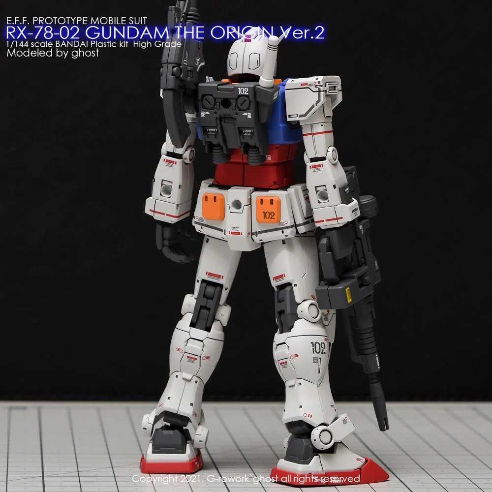 G-REWORK Decal HO26 HG Gundam The Origin (Ver 2.0) - Image 5