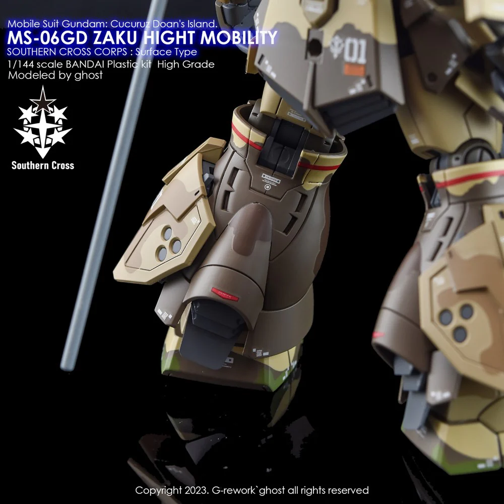 G-REWORK Decal HL-HMGT HG Zaku II High Mobility Southern Cross Corps (Cucuruz Doan's Island) - Image 10