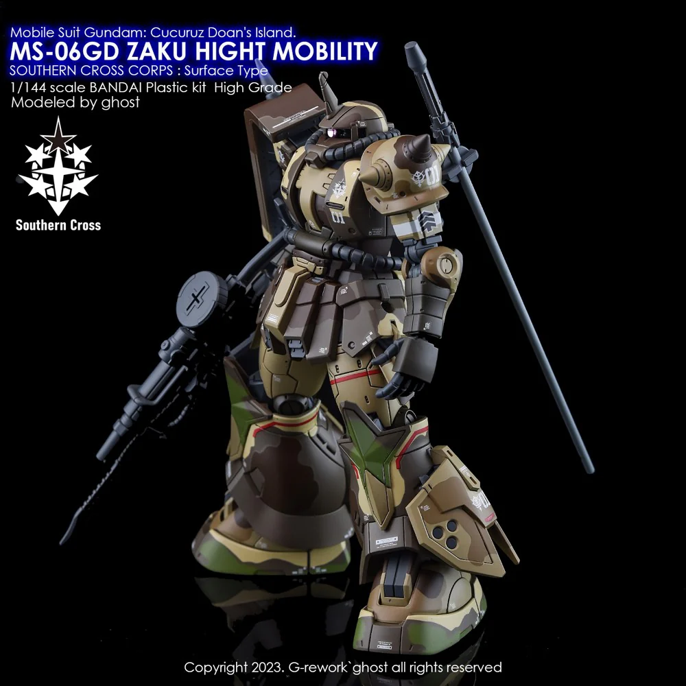 G-REWORK Decal HL-HMGT HG Zaku II High Mobility Southern Cross Corps (Cucuruz Doan's Island) - Image 11